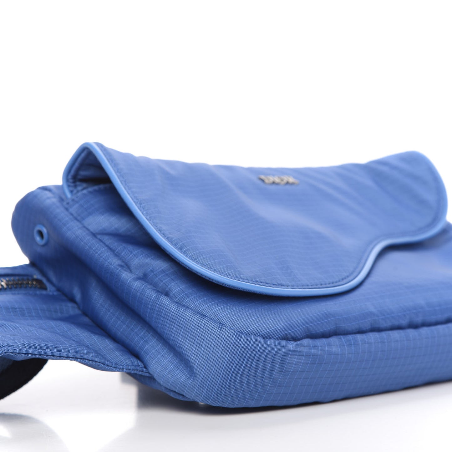 Nylon Saddle Belt Bag Blue