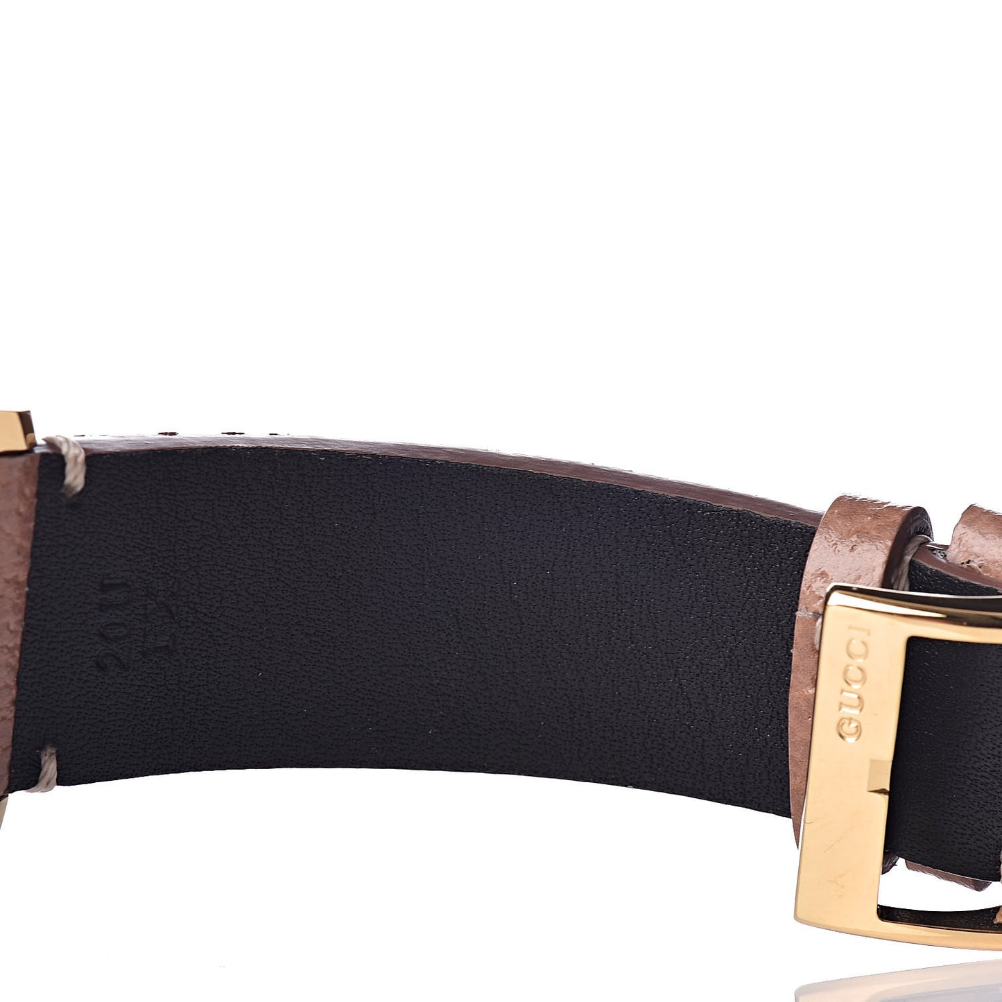 Stainless Steel Calfskin 38mm G-Timeless Moth Quartz Watch Brown