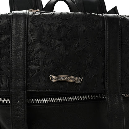 Chrome Hearts Calfskin Cross Patch Moto Backpack Black 7 of 11