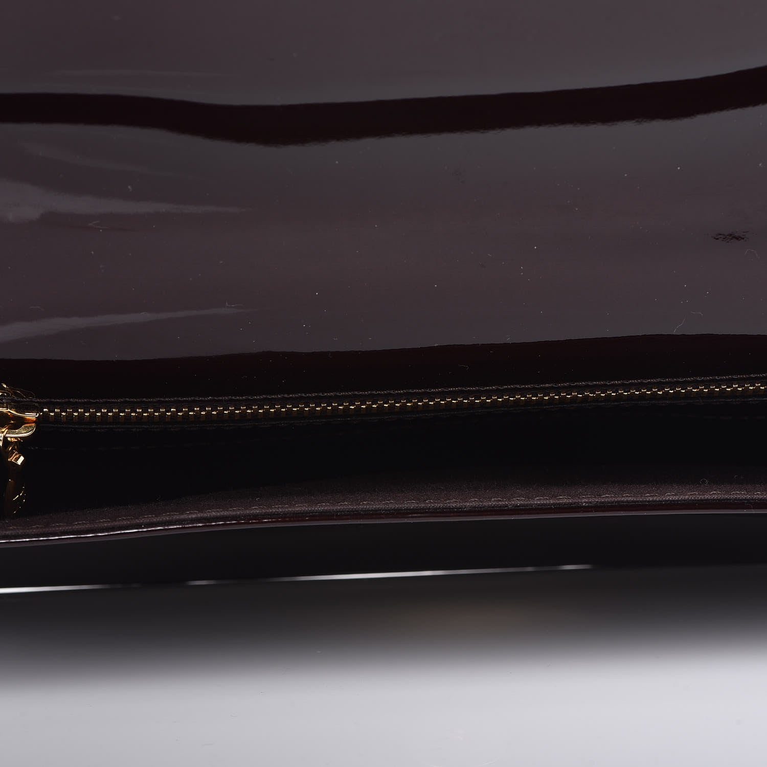 Louis Vuitton Patent Sobe Clutch Amarante 5 of 7