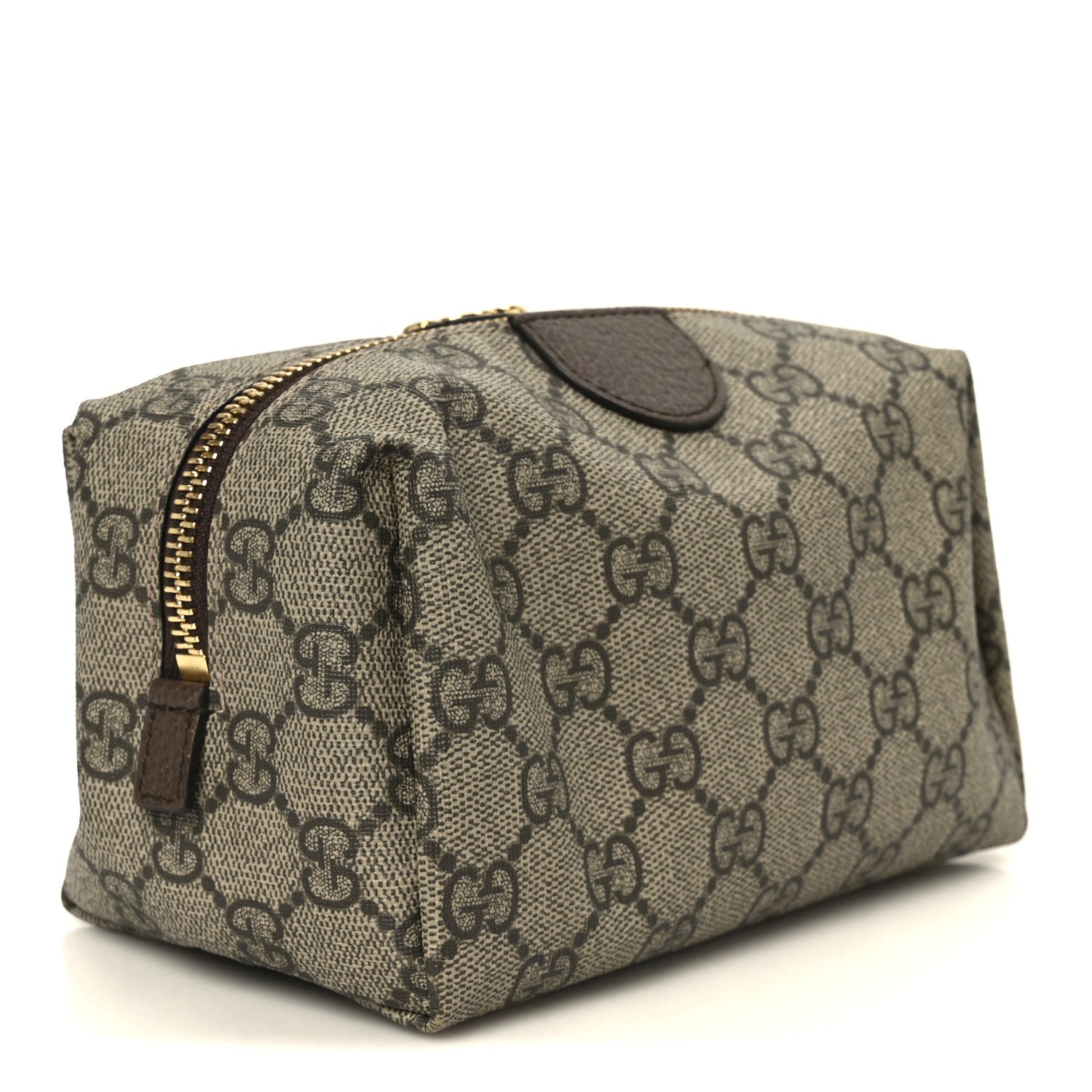 Gucci Soft GG Supreme Monogram Calfskin Medium Ophidia Cosmetic Case Beige Ebony New Acero 3 of 8