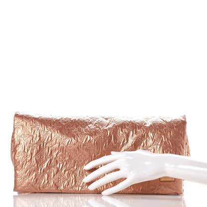 Louis Vuitton Jacquard Quilted Monogram Limelight Clutch GM Rose Gold 2 of 11