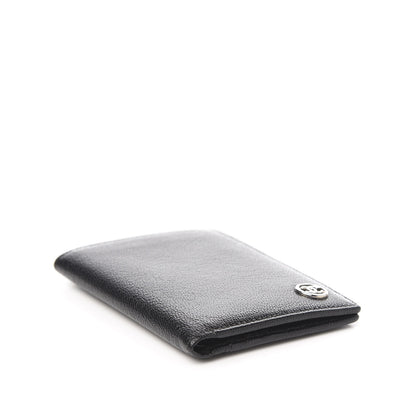 Chanel Goatskin CC Card Holder Flap Black 3 of 7