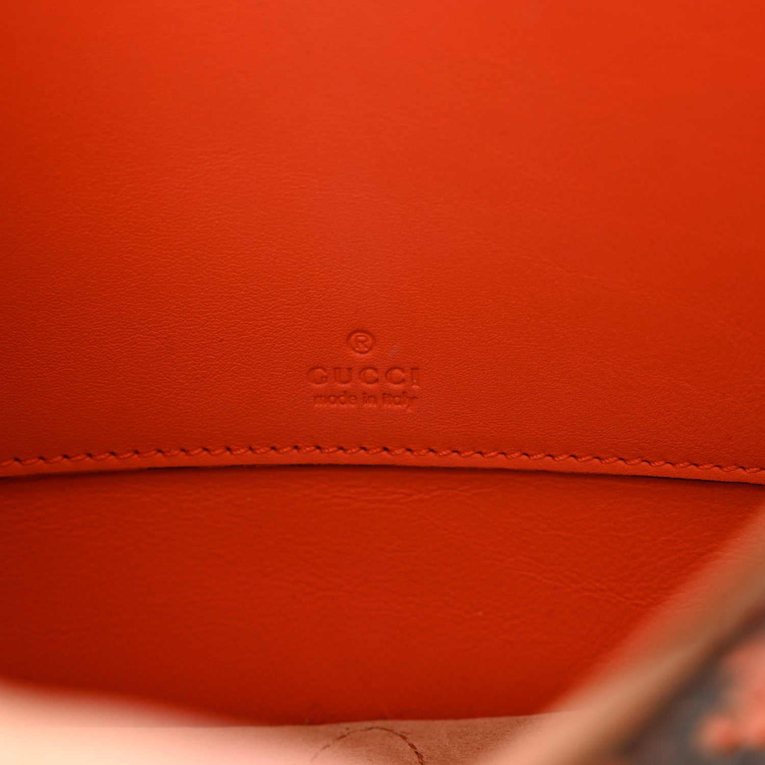 Gucci Grand Prix Snakeskin Jackie Convertible Shoulder Bag Orange 6 of 15