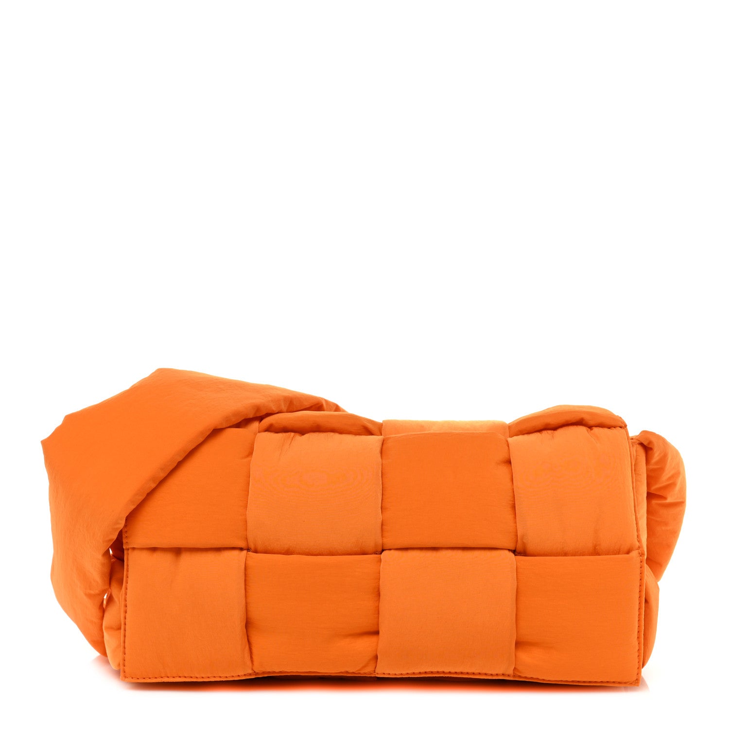 Bottega Veneta Nylon Intrecciato Padded Tech Cassette Bag Orange 1 of 9