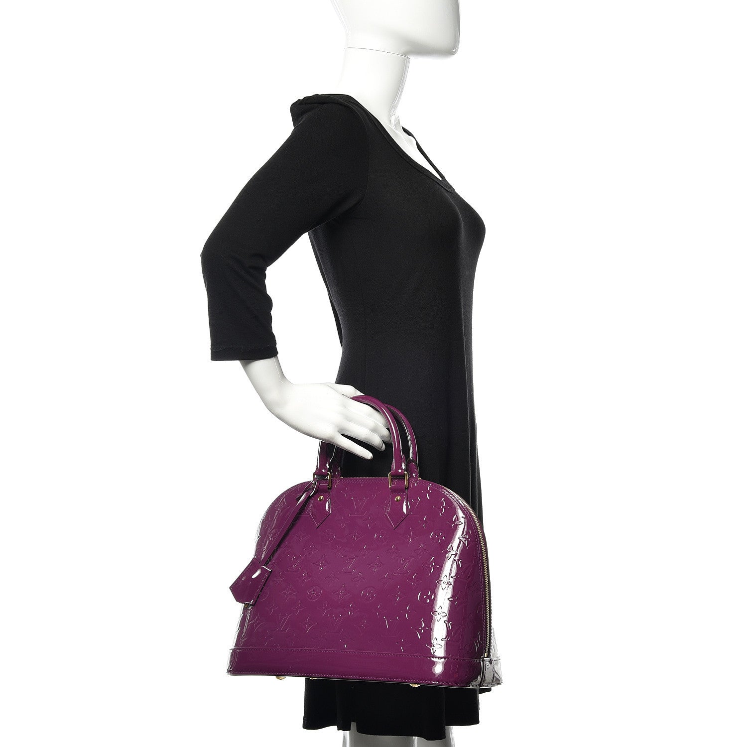 Louis Vuitton Vernis Alma MM Amethyste 2 of 10