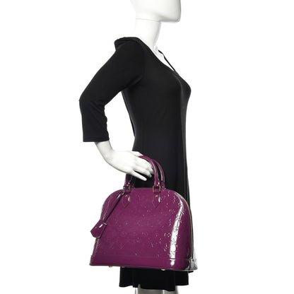 Louis Vuitton Vernis Alma MM Amethyste 2 of 10