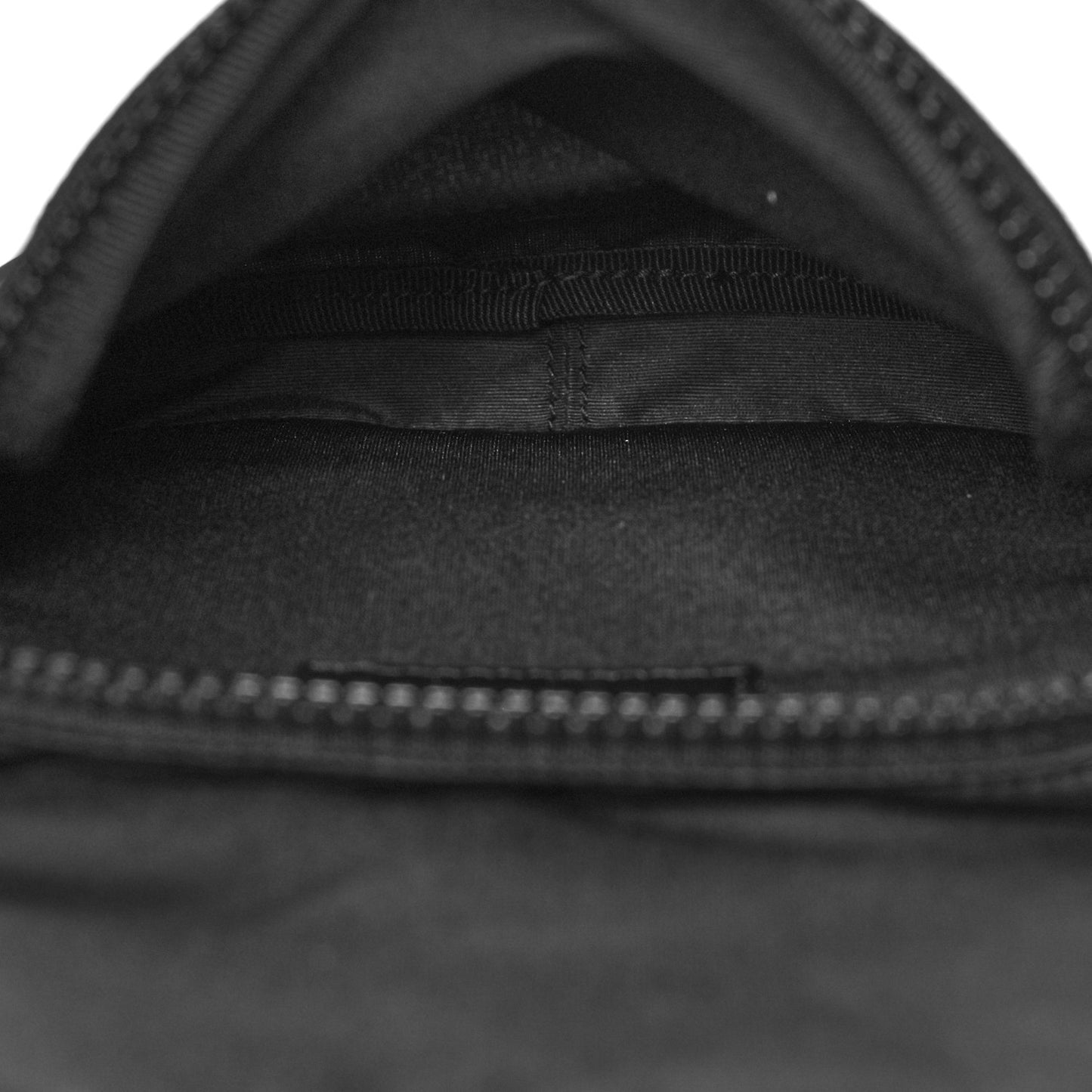 Canvas Logo-Embroidered Messenger Bag Black