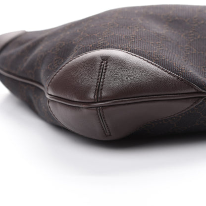 Gucci Monogram Signature Hobo Shoulder Bag Dark Brown 8 of 10