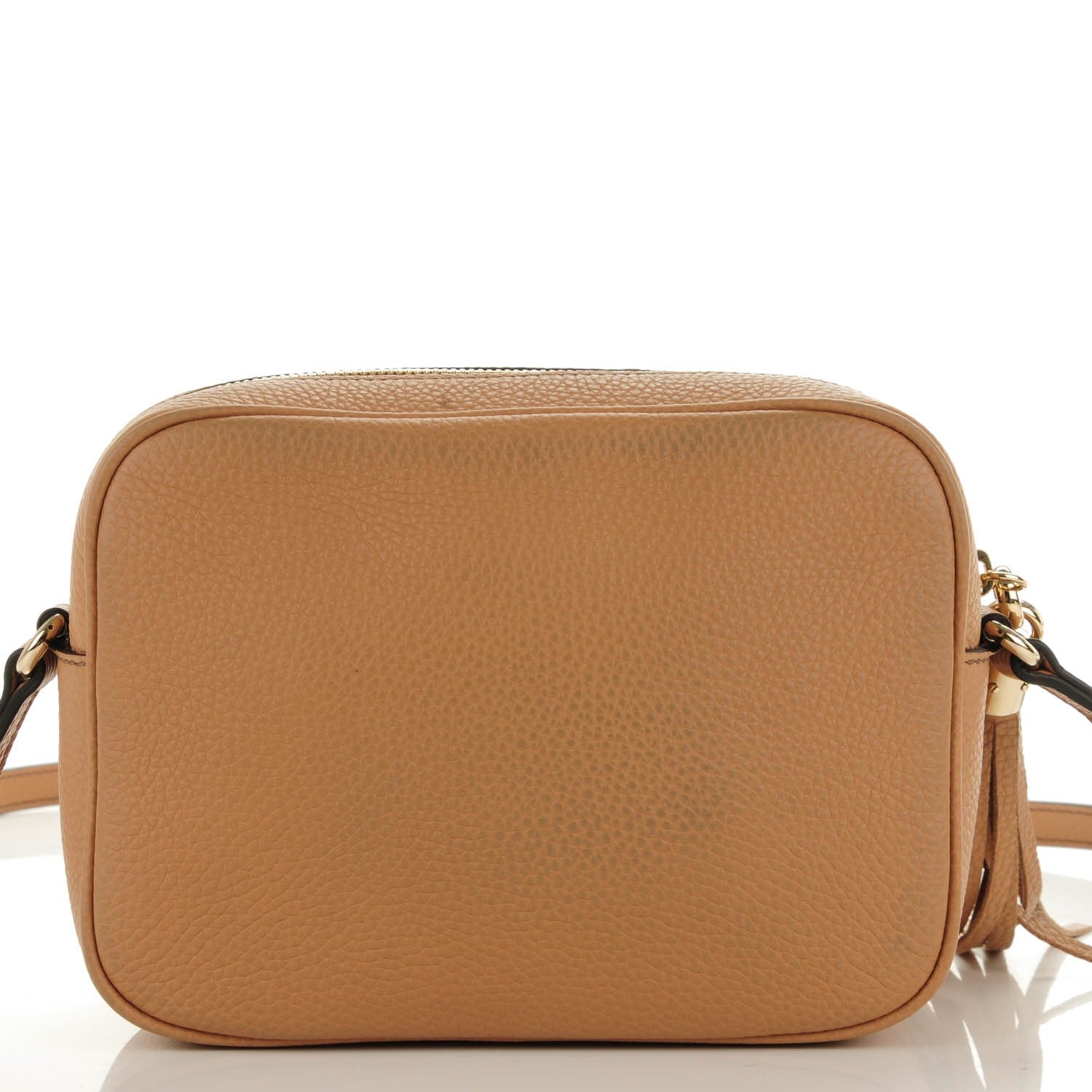 Gucci Pebbled Calfskin Small Soho Disco Bag Rose Beige 9 of 10