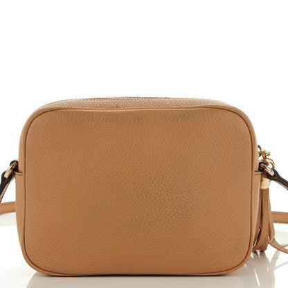 Gucci Pebbled Calfskin Small Soho Disco Bag Rose Beige 9 of 10
