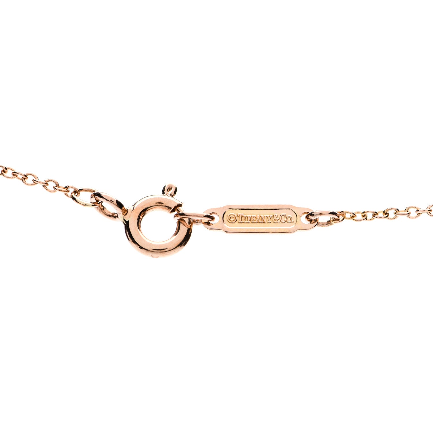 Tiffany 18K Rose Gold Amethyst Sparklers Pendant Necklace 4 of 4