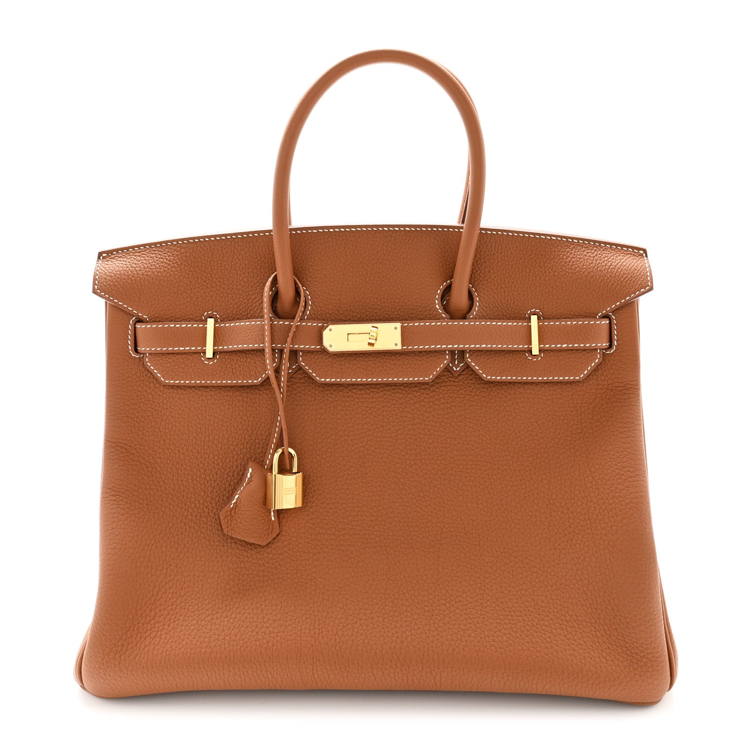 Hermes Togo BIRKIN 35 Gold 1 of 11