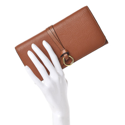 Chloe Calfskin Alphabet Long Wallet Brown 2 of 12