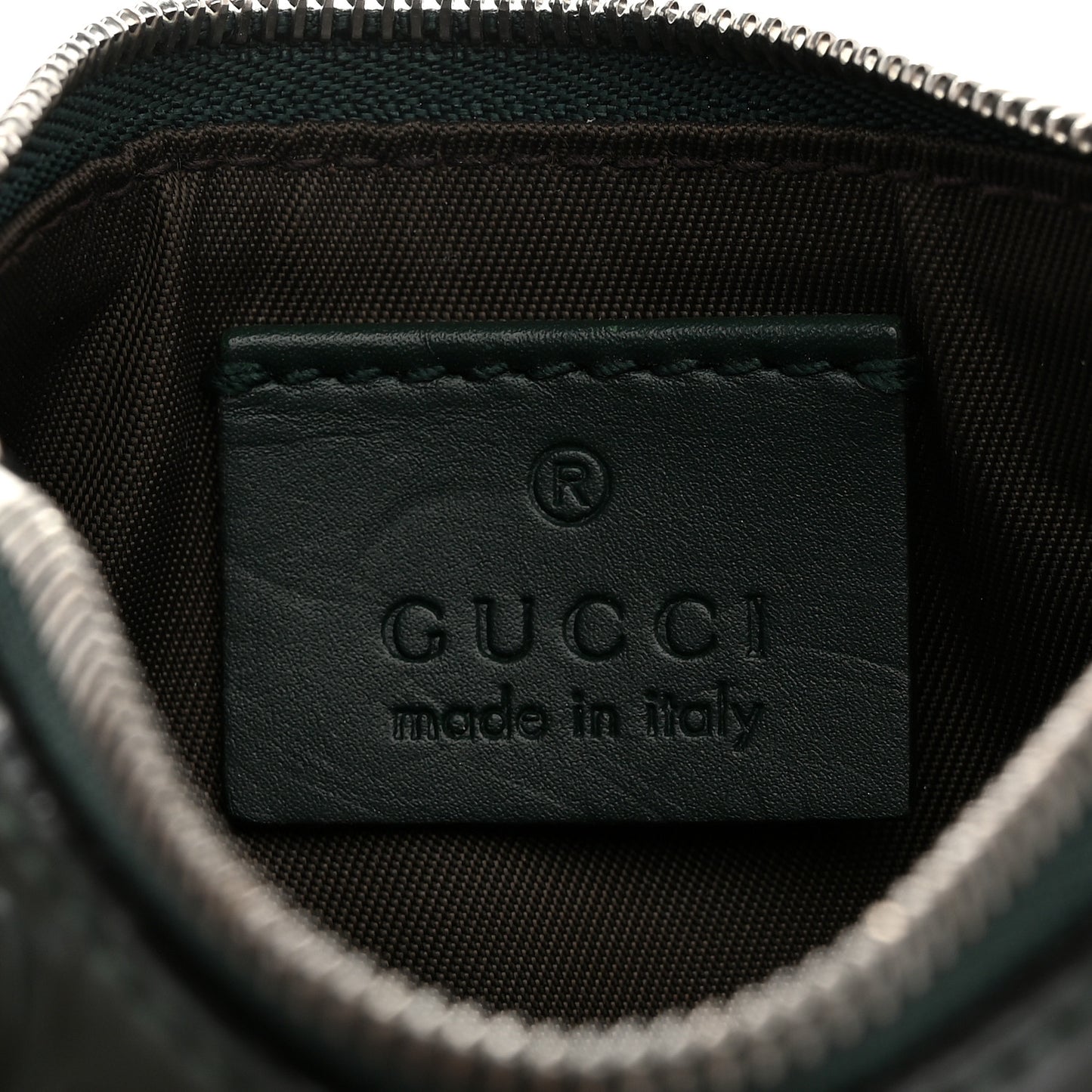 Guccissima Key Case Green