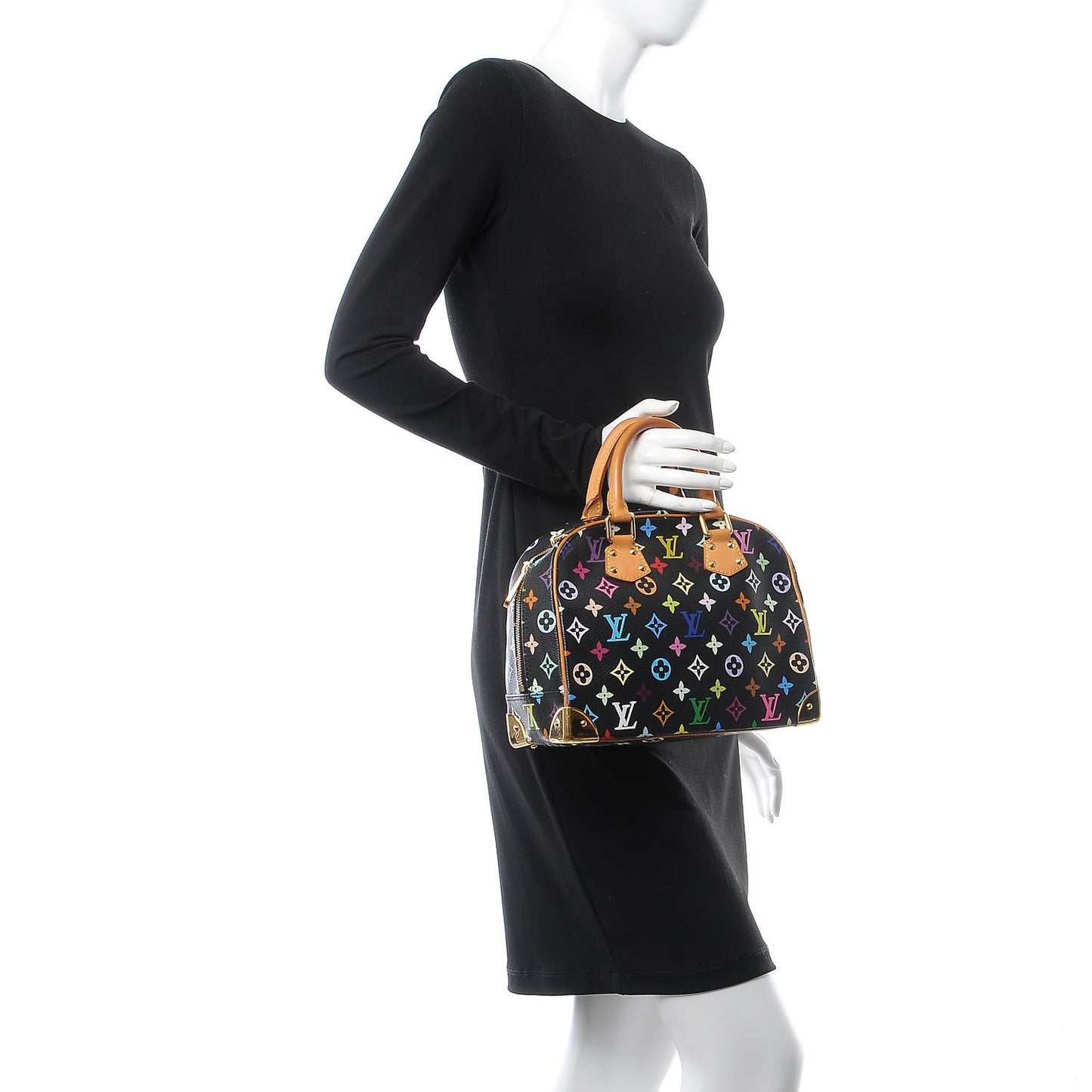 Monogram Multicolor Trouville Black