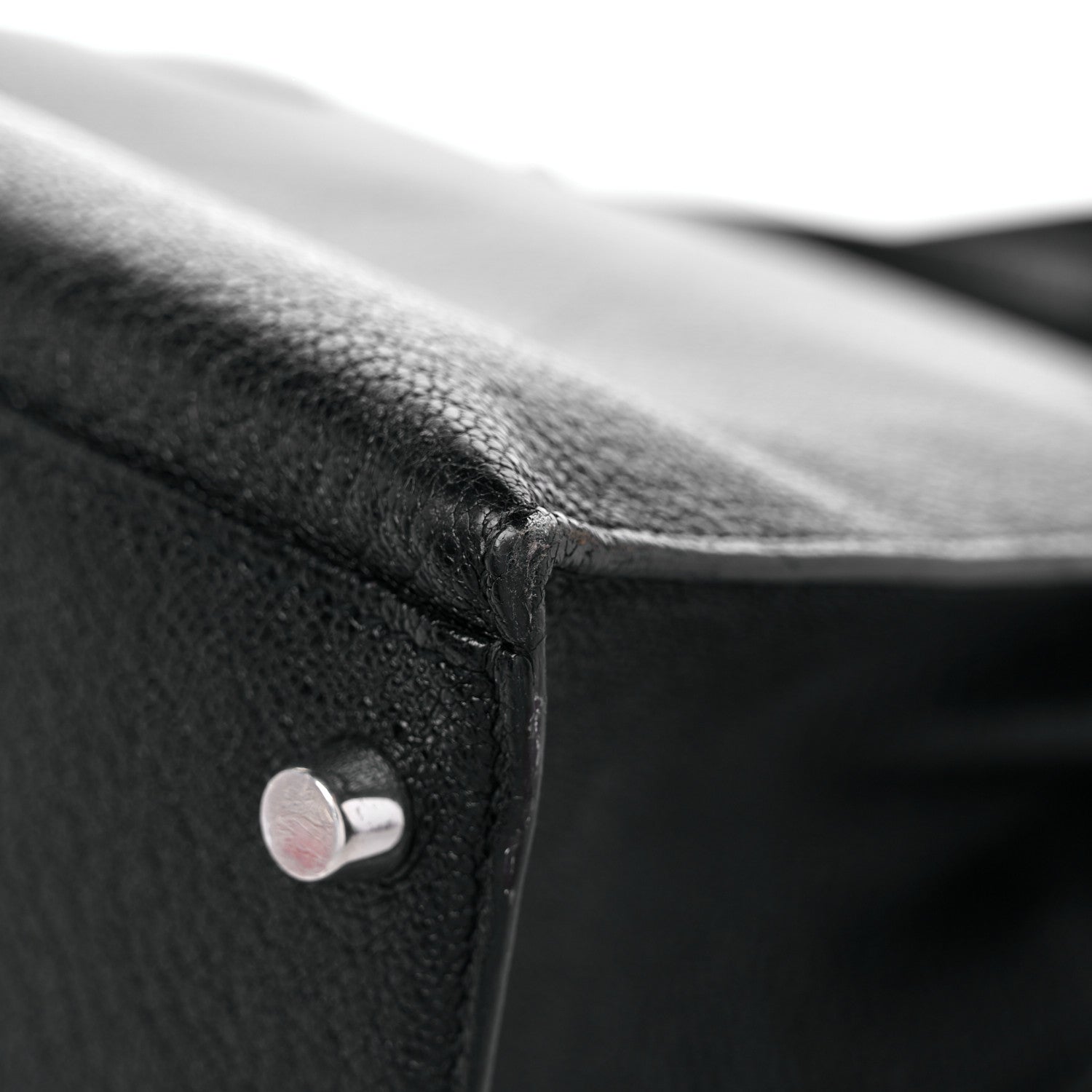 Hermes Chevre Mysore Kelly Sellier 28 Black 11 of 21