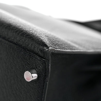 Hermes Chevre Mysore Kelly Sellier 28 Black 11 of 21
