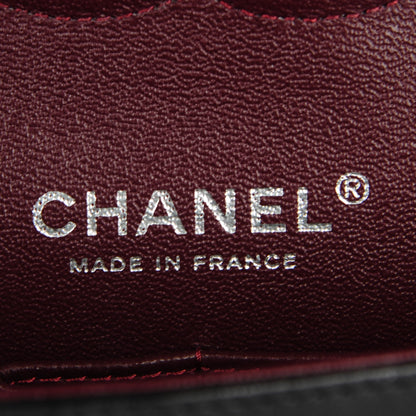Chanel Lambskin Quilted Medium Double Flap Black 7 of 9