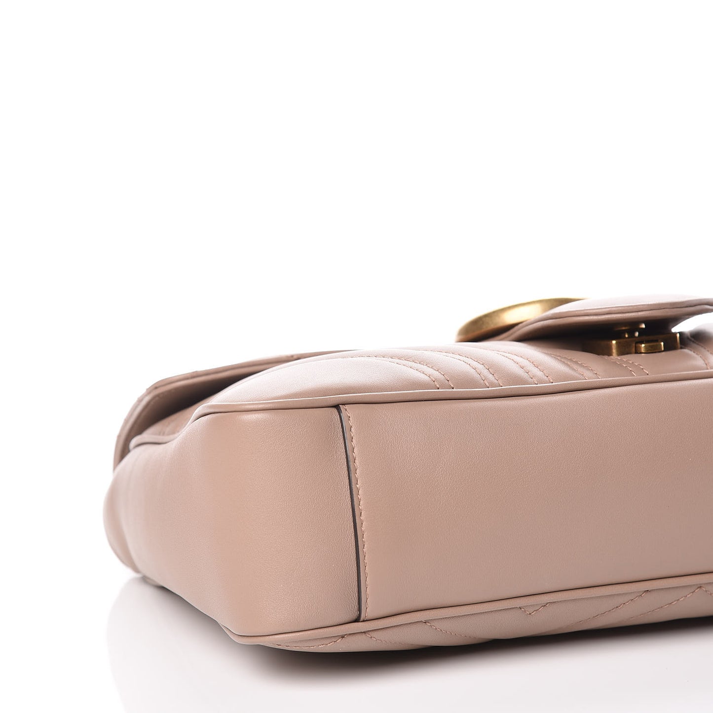Calfskin Matelasse Medium GG Marmont Shoulder Bag Porcelain Rose
