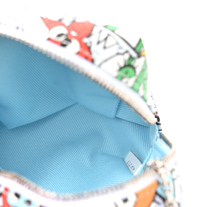 Louis Vuitton Monogram Comics Squared Pouch Bag Charm Multicolor 4 of 6