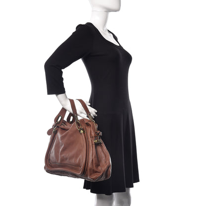 Chloe Calfskin Large Paraty Speculoos Brown 3 of 14