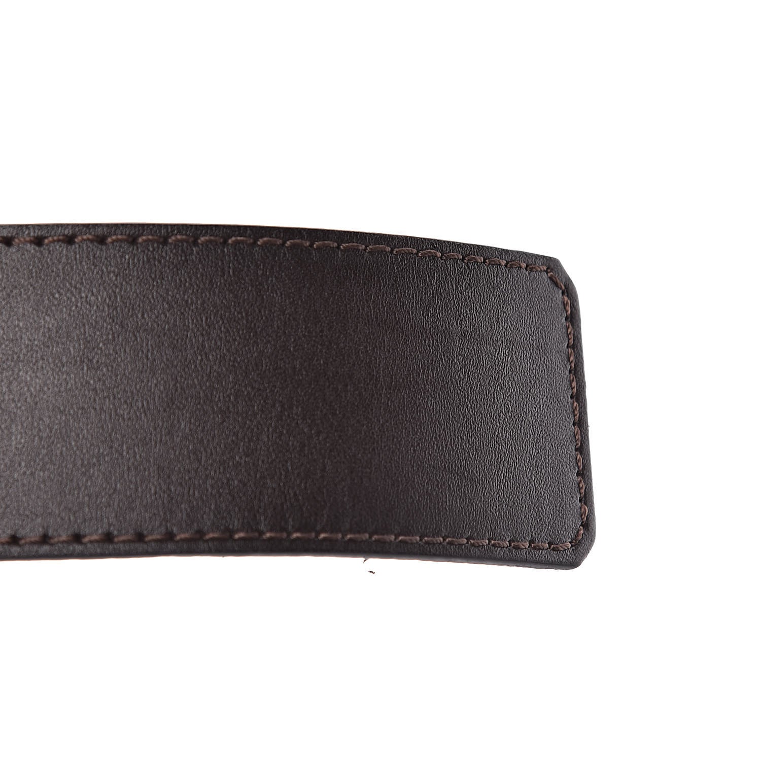Louis Vuitton Calfskin 40mm LV Initiales Reversible Belt 100 40 Dark Brown Black 7 of 8
