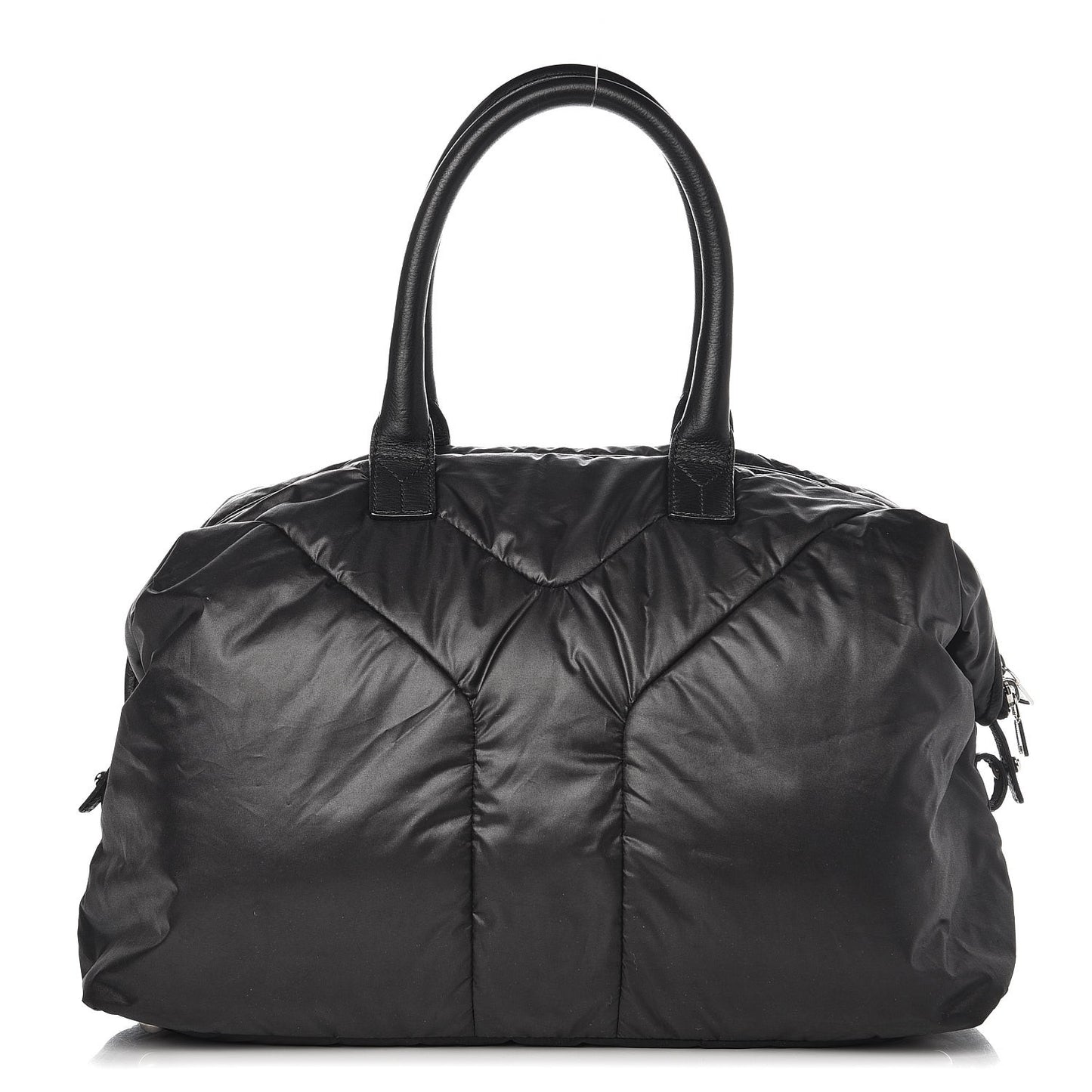 Nylon Medium Easy Y Tote Bag Black