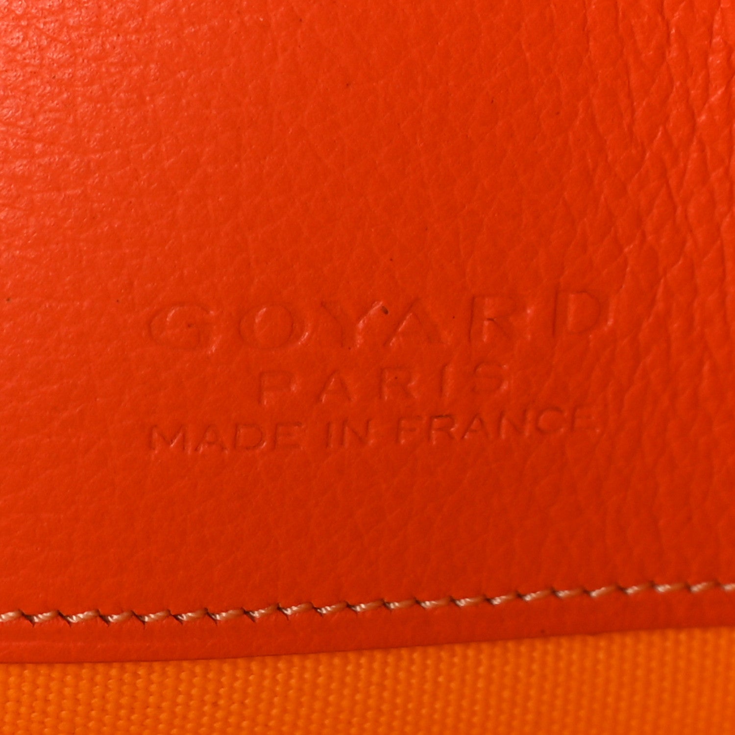 Goyard Goyardine Senat Pochette PM Orange 6 of 8