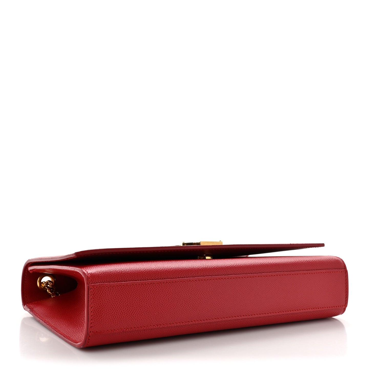 Grain De Poudre Medium Monogram Kate Satchel Red
