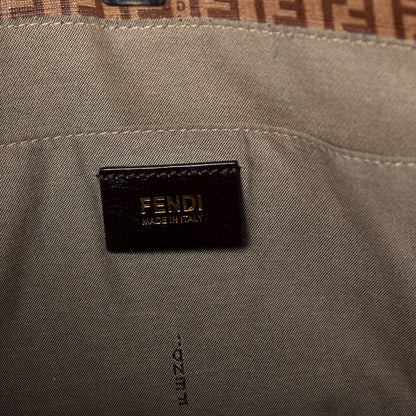 Fendi Zucchino Spalmati Vitello Tote Nocciola Castagna 6 of 11