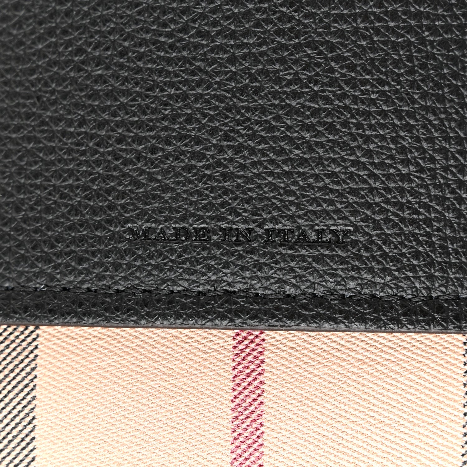 Burberry Haymarket Check Medium Reversible Tote Black 11 of 18