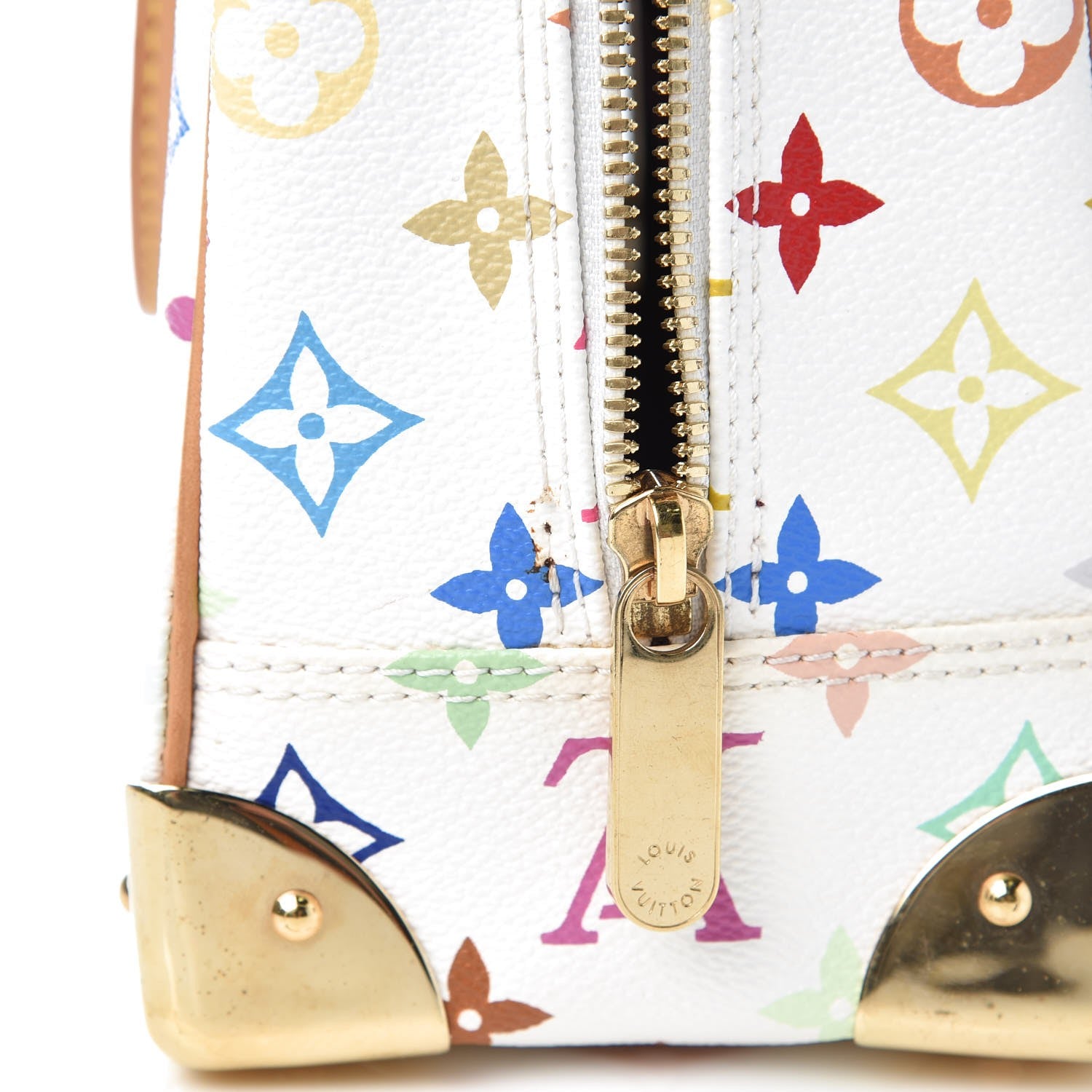Louis Vuitton Monogram Multicolor Trouville White 7 of 9