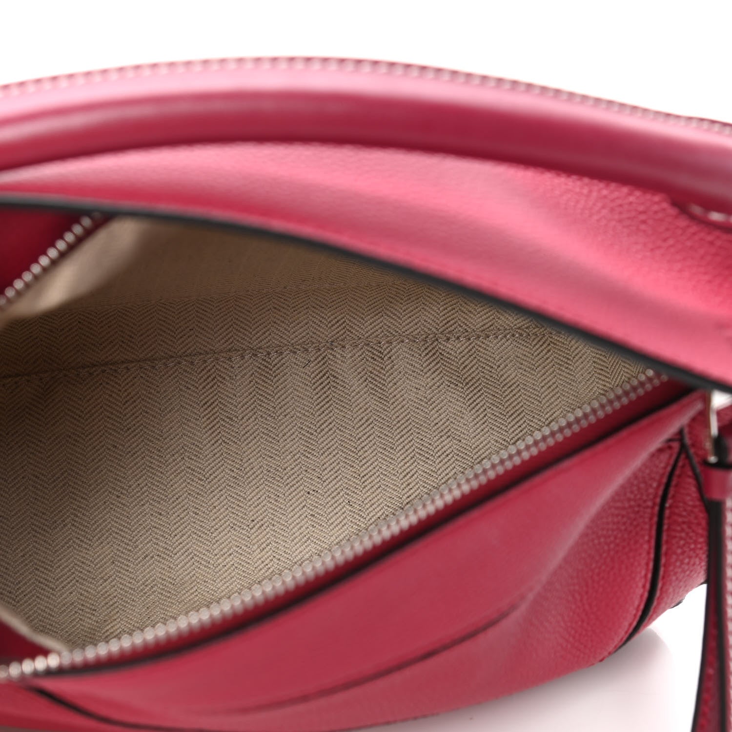 Loewe Calfskin Small Puzzle Bag Raspberry 4 of 4