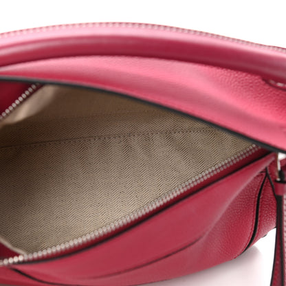 Loewe Calfskin Small Puzzle Bag Raspberry 4 of 4