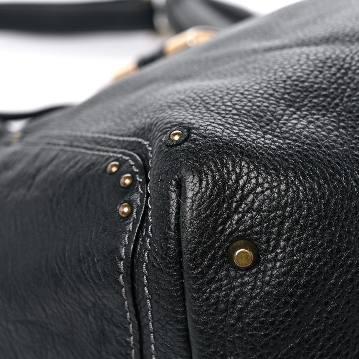 Calfskin Paddington Hobo Black