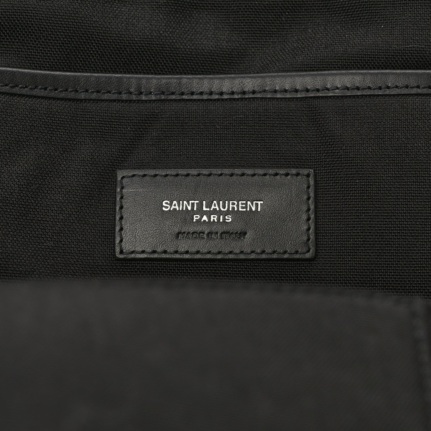 Saint Laurent Canvas City Laptop Backpack Black 6 of 8
