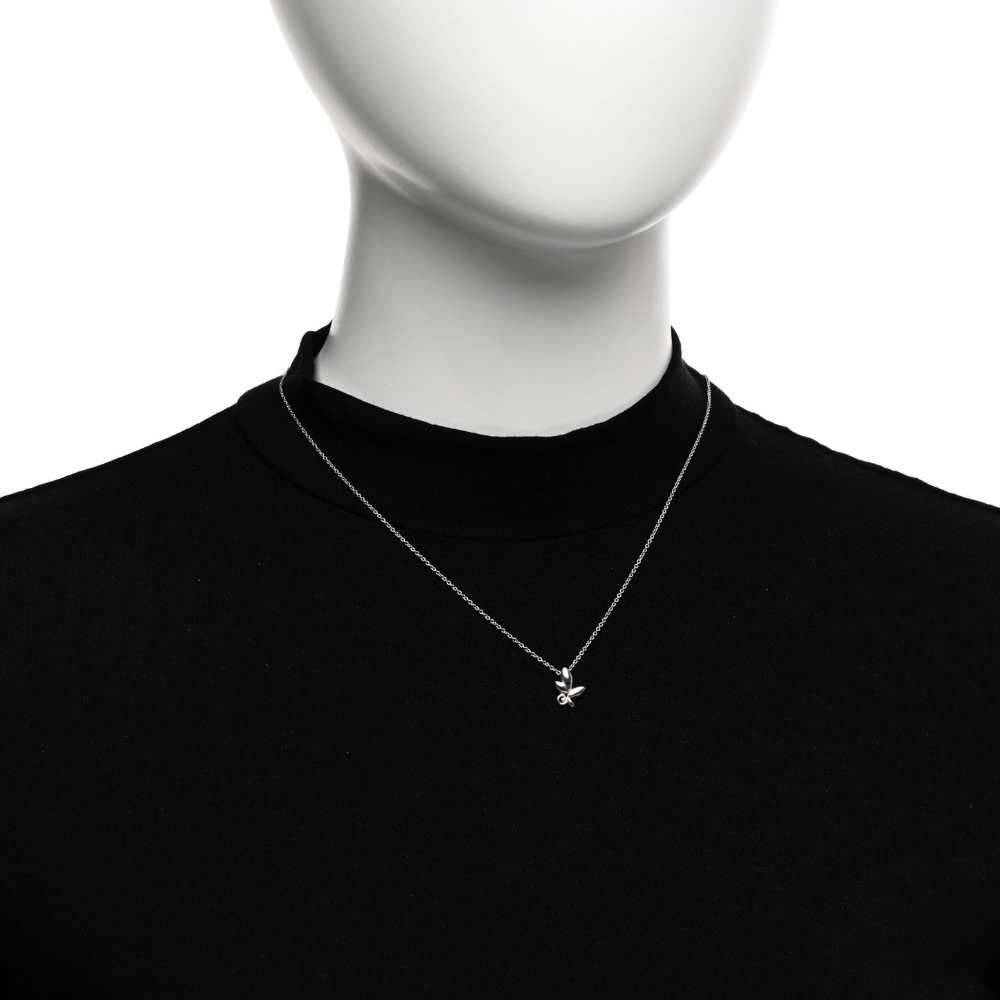 Sterling Silver Paloma Picasso Olive Leaf Pendant Necklace