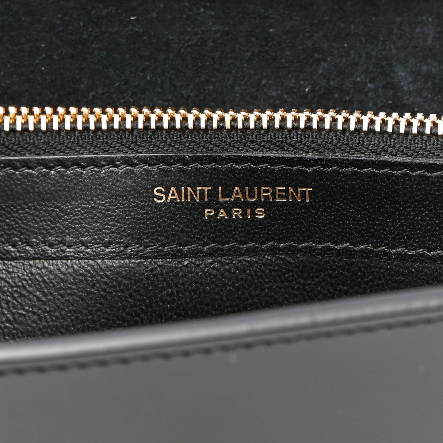Patent Calfskin Monogram Kate Wallet On Chain Black