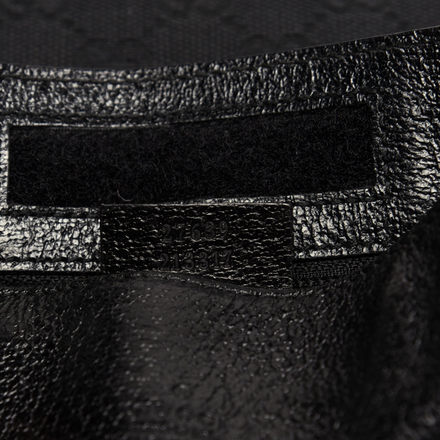 Gucci Monogram Messenger Crossbody Bag Black 9 of 10