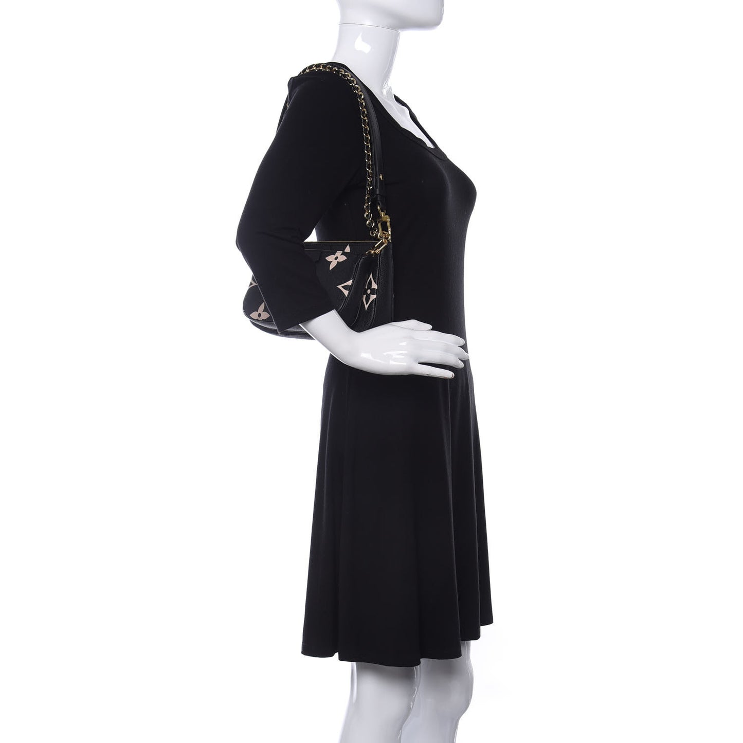 Empreinte Monogram Giant Multi Pochette Accessories Black Beige