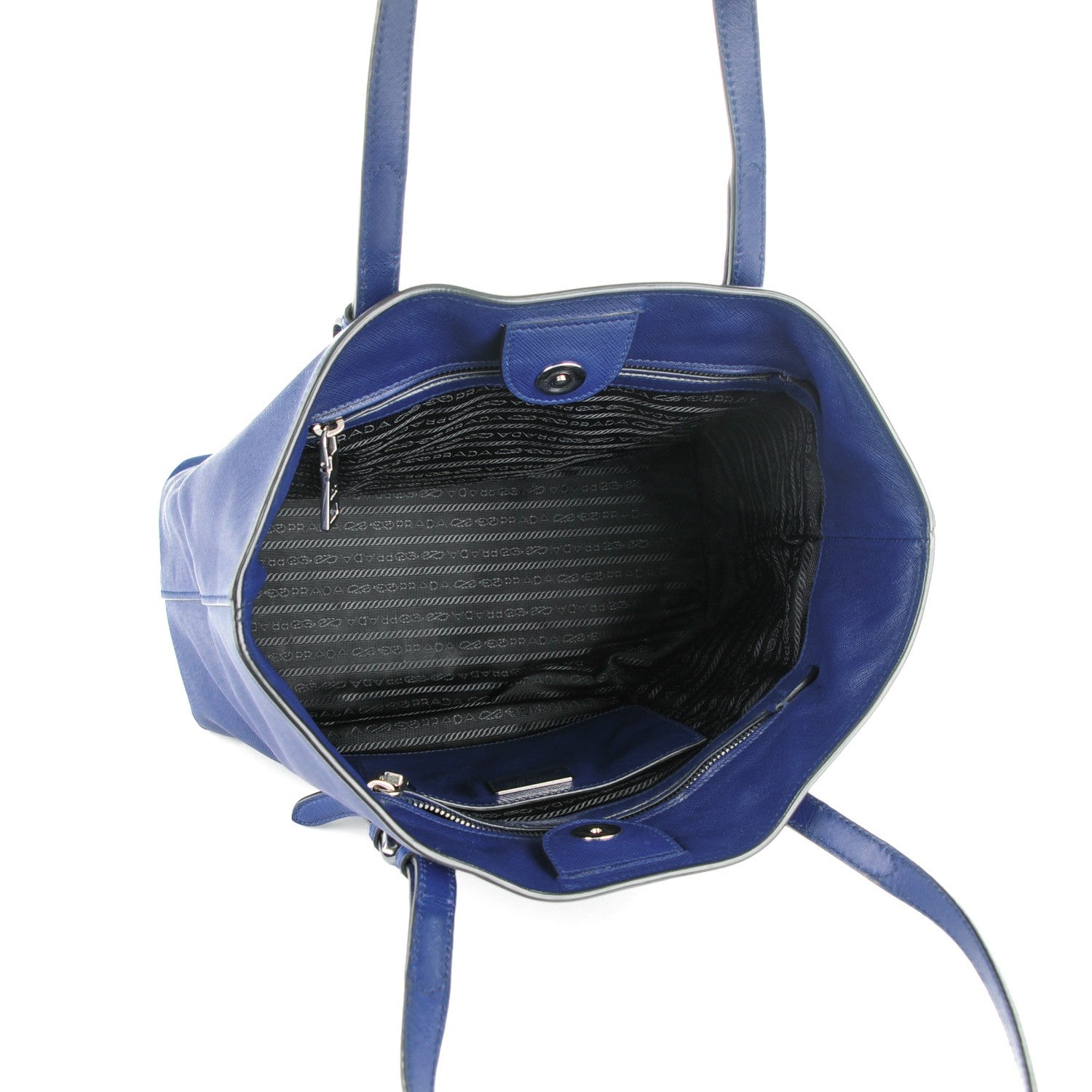Prada Saffiano Soft Tote Inchiostro 5 of 8