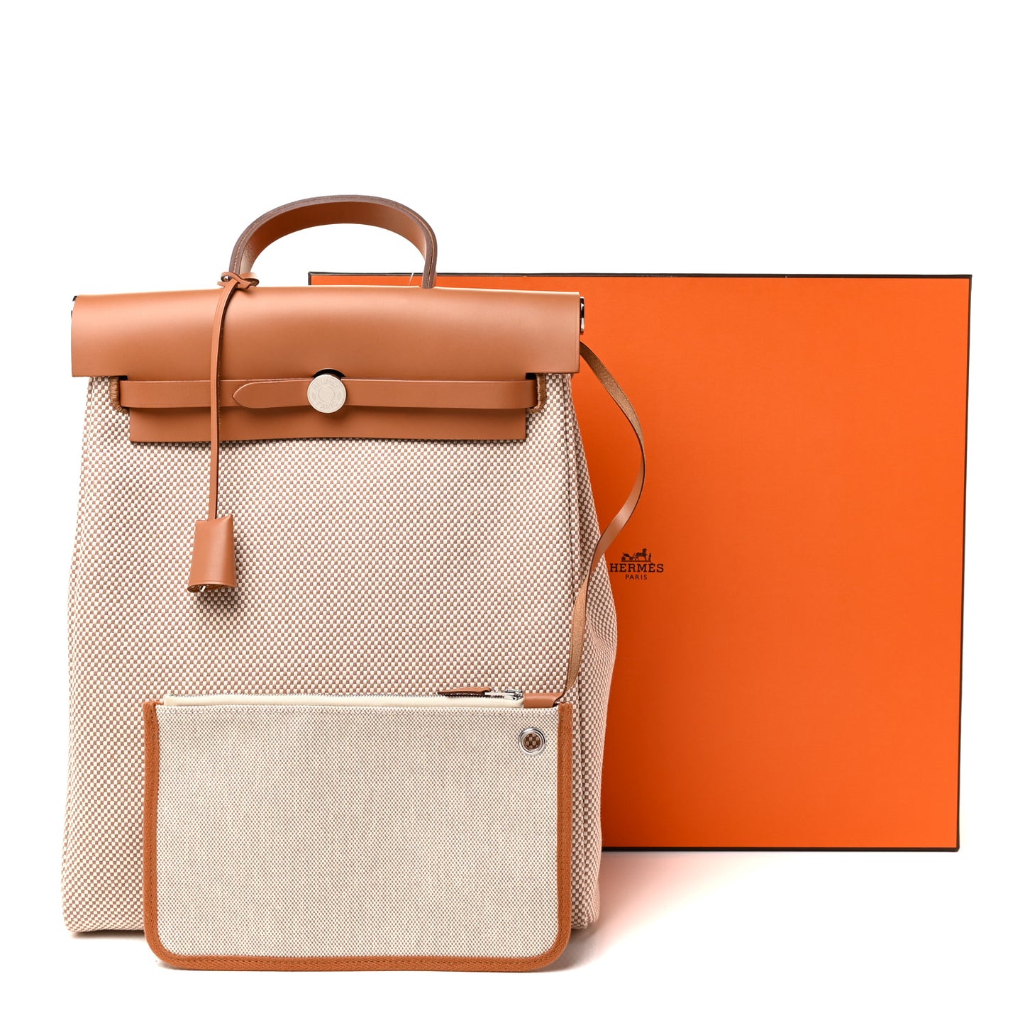 Vache Hunter Criss Viking Herbag a Dos Retourne Backpack Ecru Beige Naturel