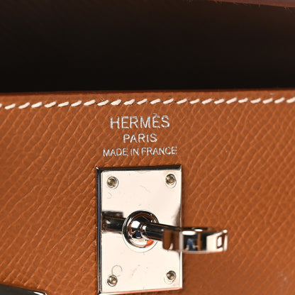 Hermes Epsom Kelly Sellier 25 Gold 7 of 11