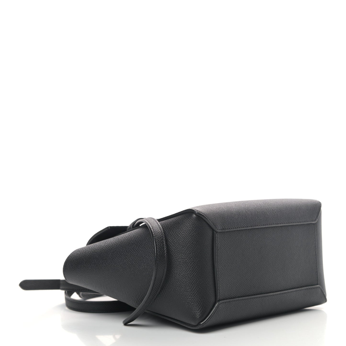Grained Calfskin Nano Belt Bag Black