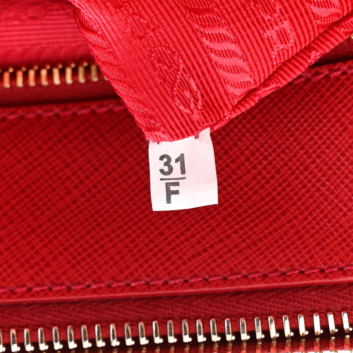 Saffiano Small Galleria Double Zip Tote Fuoco
