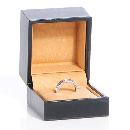 Bulgari 18K White Gold B.Zero1 One-Band Ring 50 5.5 5 of 5