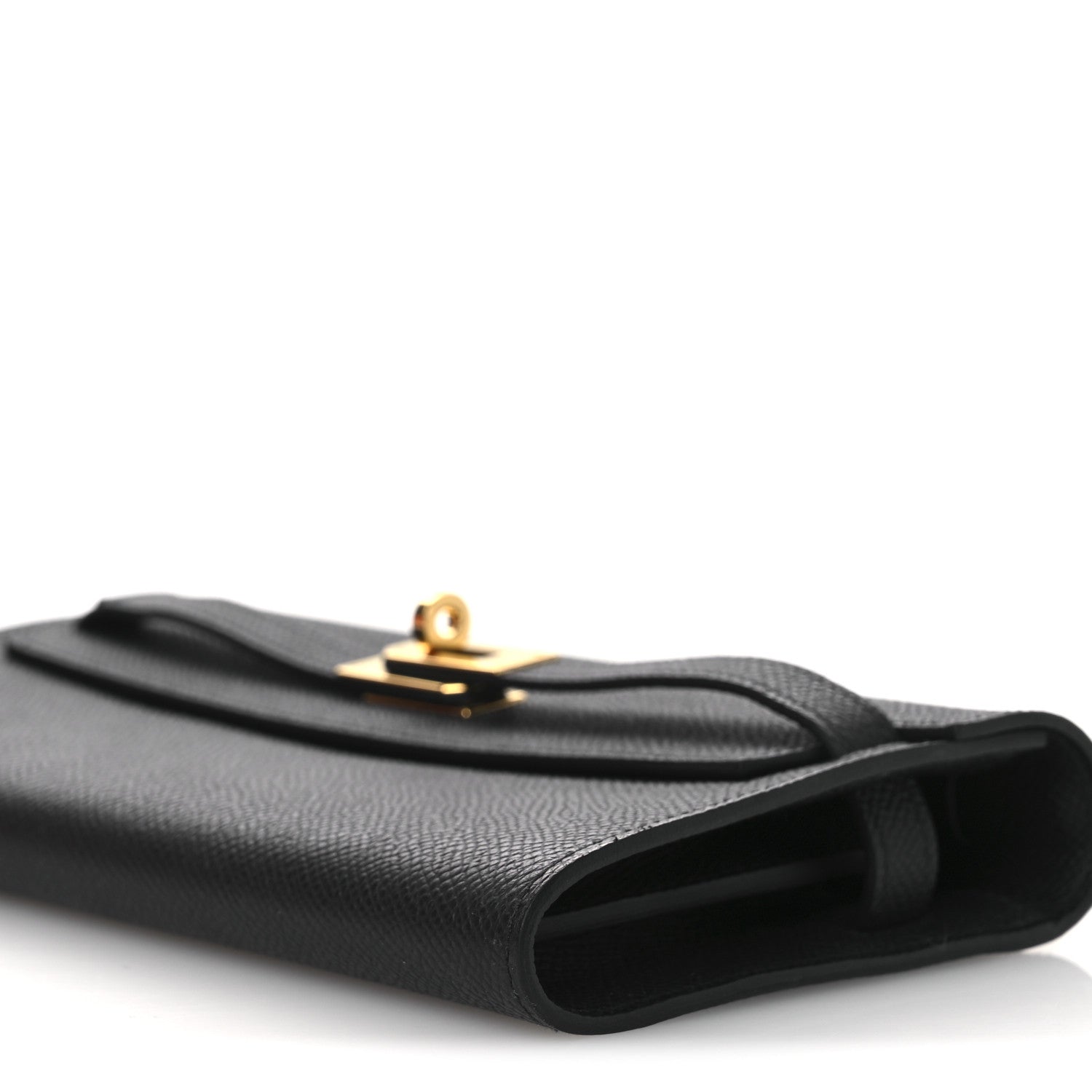 Hermes Epsom Kelly Wallet To Go Black 10 of 13