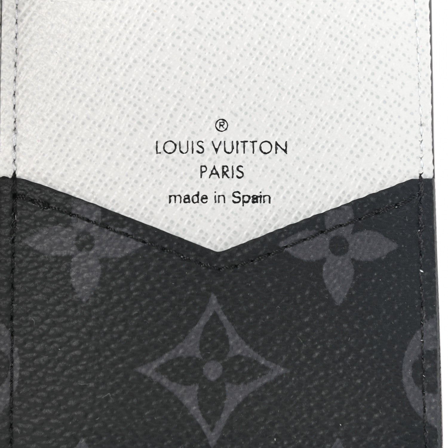 Louis Vuitton Epi Monogram Eclipse Pocket Organizer Blue Black Grey 6 of 7