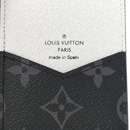 Louis Vuitton Epi Monogram Eclipse Pocket Organizer Blue Black Grey 6 of 7